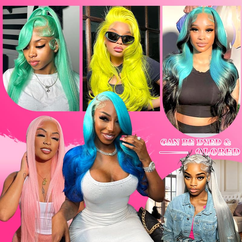 IUPin 613 13x6 Lace Front Wig Human Hair 220% Density Straight Blonde Wig Human Hair 613 HD Lace Frontal Wig Transparent HD Lace Pre Plucked with Baby Hair for Women 26 Inch