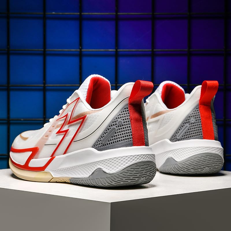 Image of Women Basketball Shoes Fashion Sneakers Comfortable Unisex Athletic Lightweight Non Slip Outdoor Sport Volleyball Shoes