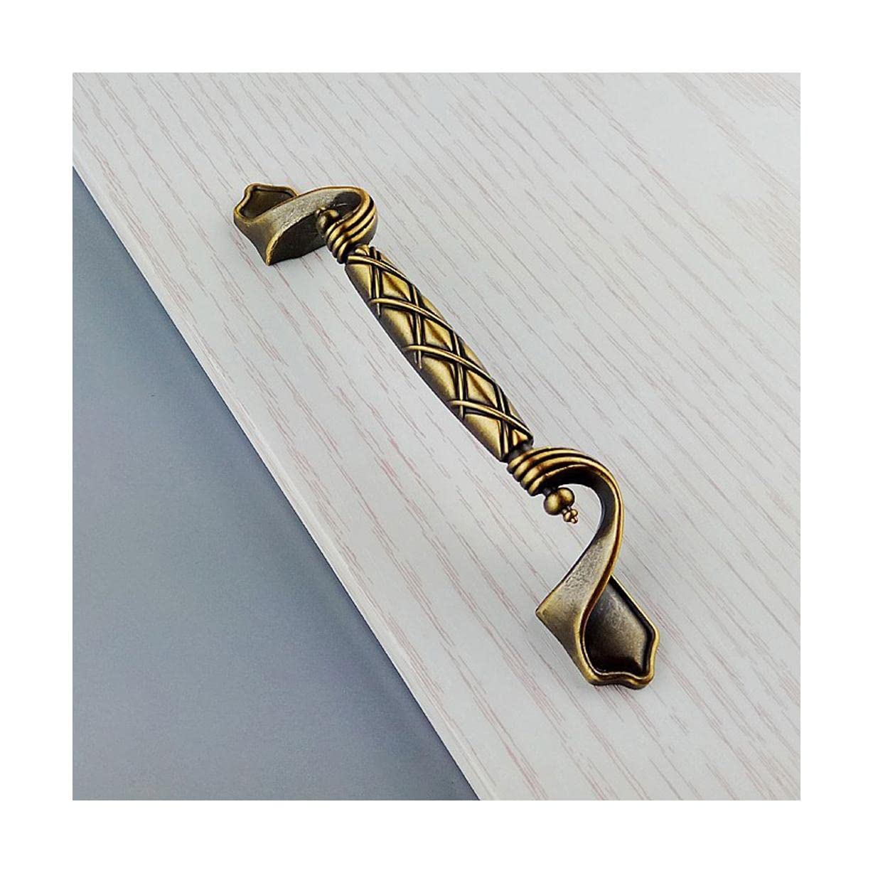 Poignée de porte coulissante rétro en bronze pour buffet et meuble salon