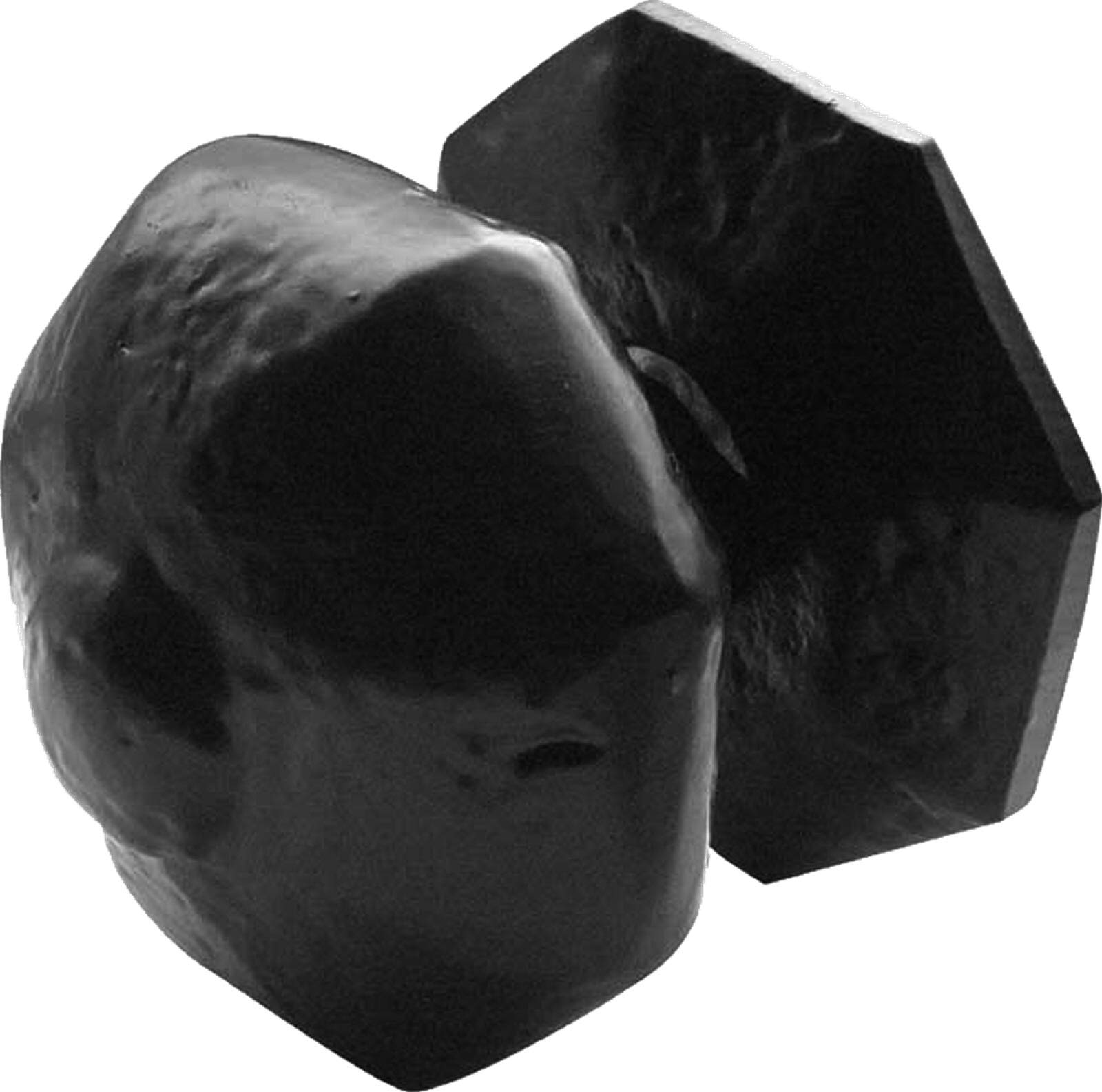 Forge Hardware Studio Black Reproduction Antique Octagonal Front Door Centre Knob