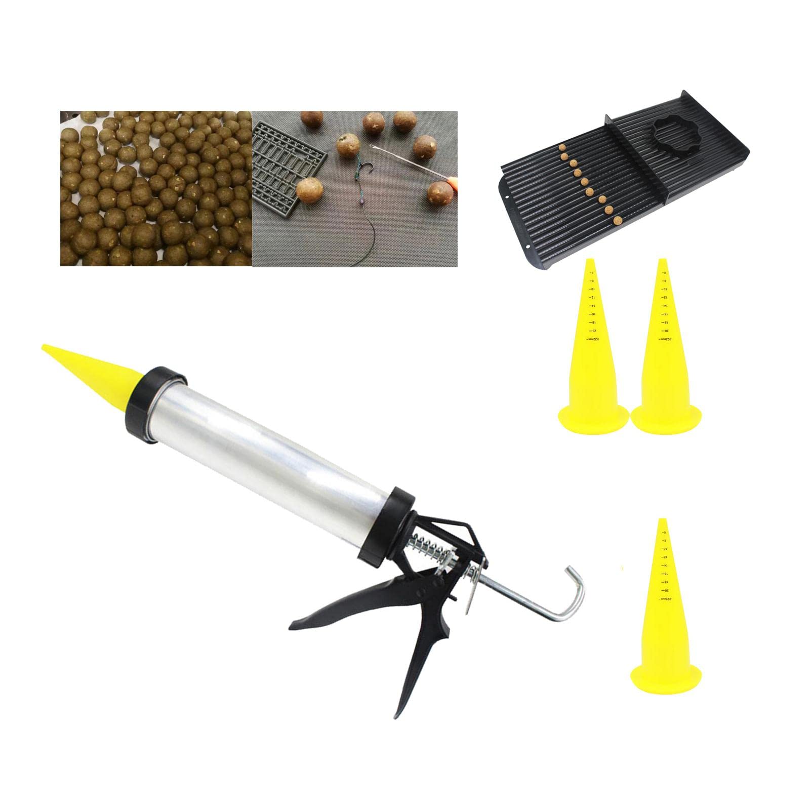 Ködertisch mit Düsen Tackle Boilie Squeezer Baits Bait Boilie Tube