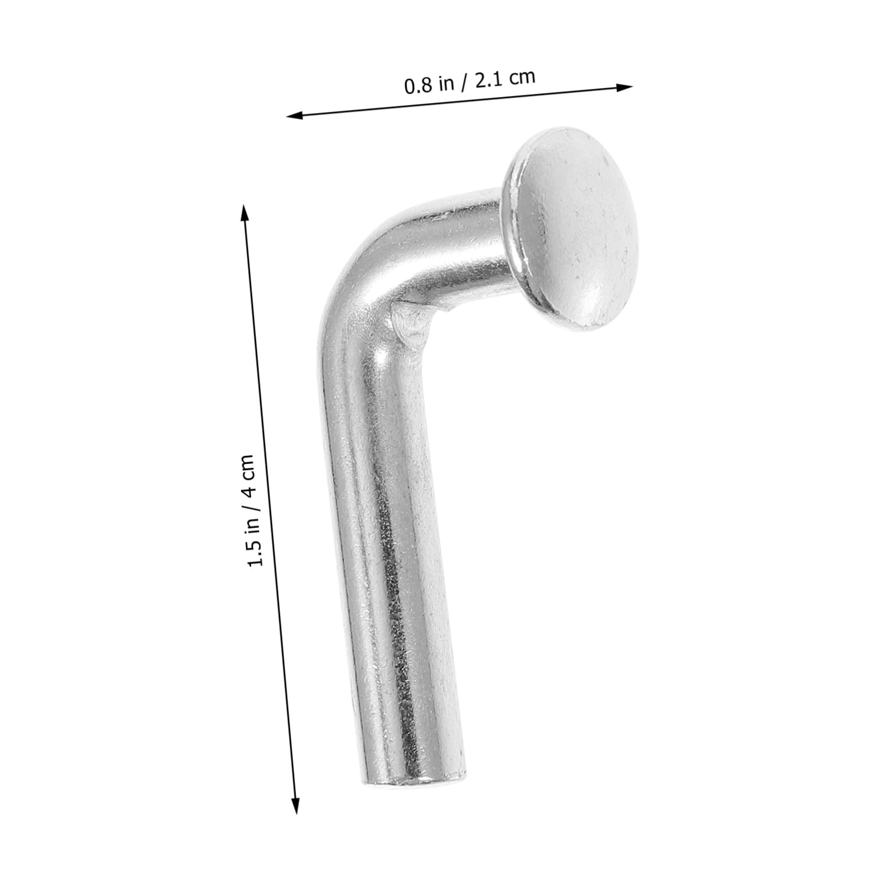 Beaupretty 100pièces Clips J Boulons J Goupilles de Sécurité pour Rayonnages à Palettes Boulons Haute Résistance Goupilles de Verrouillage pour Rayonnages à Palettes
