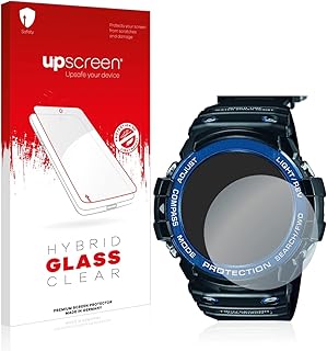 upscreen Screen Protector Film compatible with Casio G-Shock GN-1000B - 9H Glass Protection, Extreme Scratch Resistant