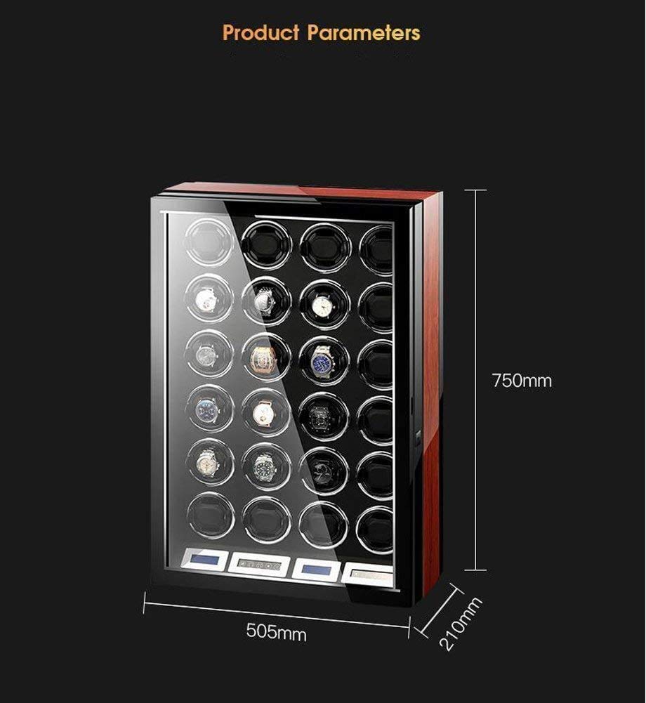 Remontoir De Montre Automatique Brookstone En Bois Noir - 1 Montre - Neuf Dans Sa Boîte - Alimentation Secteur