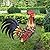 chisheen Rooster Decor Garden Statue Metal Chicken Yard Art Sculpture Outdoor Figurines