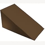 24” X 24” X 7” Bed Wedge Pillow Replacement Cover with Zipper - 100% Cotton Pillowcase for Bed Wedges - 24” X 24” X 7” - Chocolate