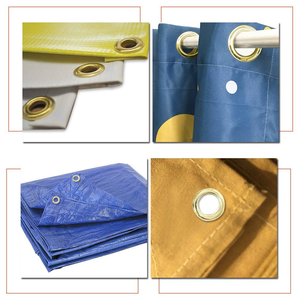 WedDecor 30mm Bronce Ojales Y Ojales Hueco Agujero Perforadora Fijación Mano Herramienta Set para Bricolaje Proyectos de Manualidades, Artesanía en Piel, Vinilo Banderas,Piscina Cubiertas,10pcs
