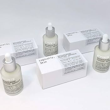 ❤︎❤︎m❤︎❤︎ ブライトニング ペプチドアンプル 30ml 2個セット Qoo10] ロジカリースキン ブライトニングペプチドアンプル 30ml