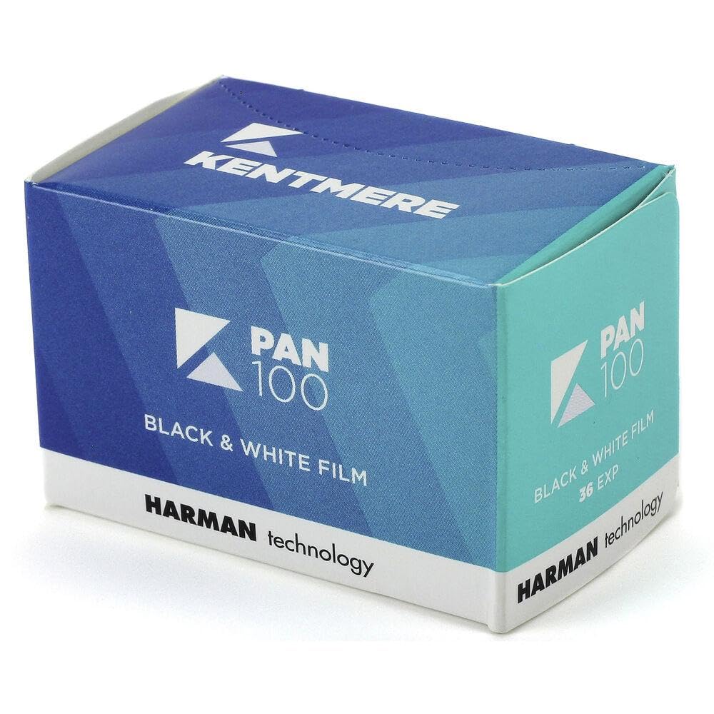 Kentmere Pan 100 Black and White Negative Film 35mm - 24 Exposure