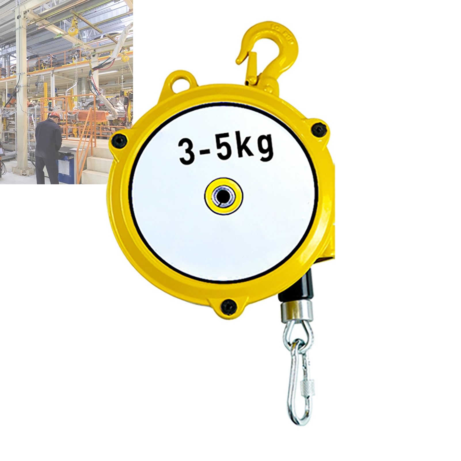 Retractable Spring Balancer, Spring Balancer Holder 1.5m 1-60kg(3-5kg)
