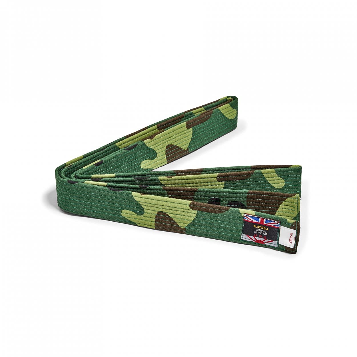 Playwell Martial Arts - Cinturones de camuflaje de color verde