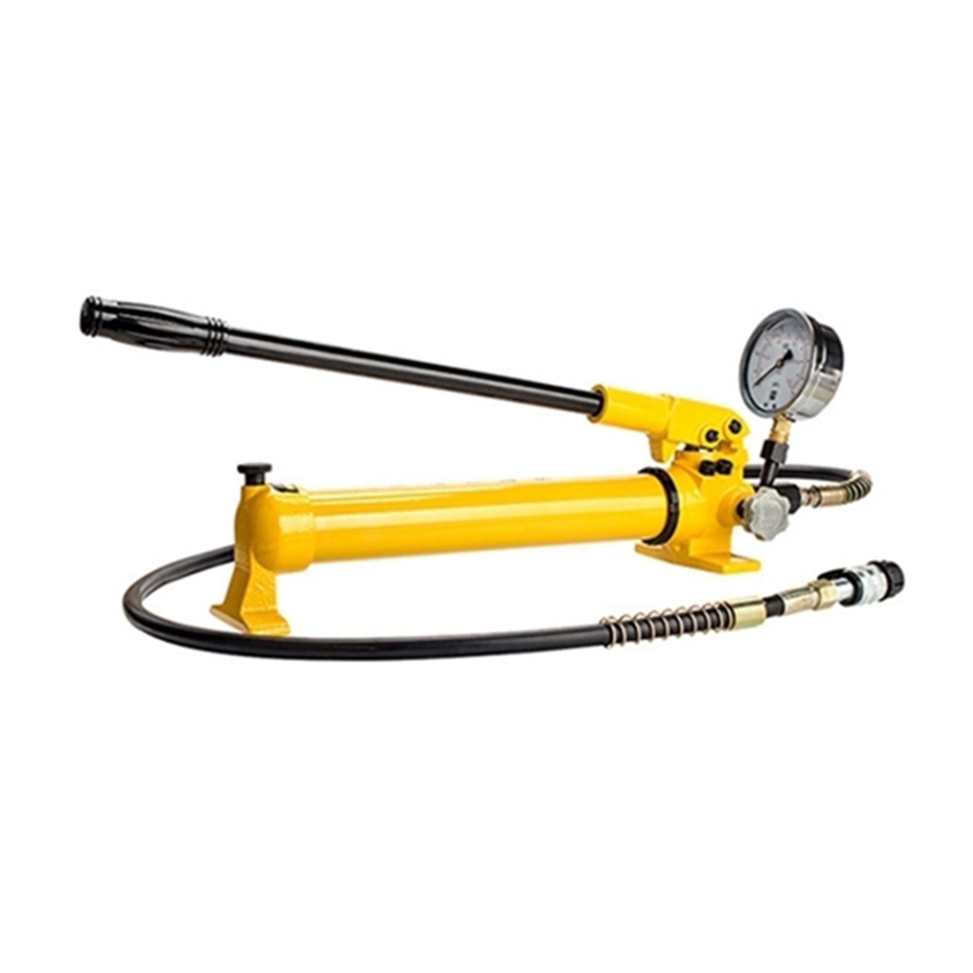 ATO Hydraulic Hand Pump,Versatile Double Acting Hydraulic Hand Pump Oil Reservoir 1200cc, 10000 psi, Hand Operated Hydraulic Pump with Pressure Oil Gauge?for Split Hydraulic Pliers,Hydraulic Jack