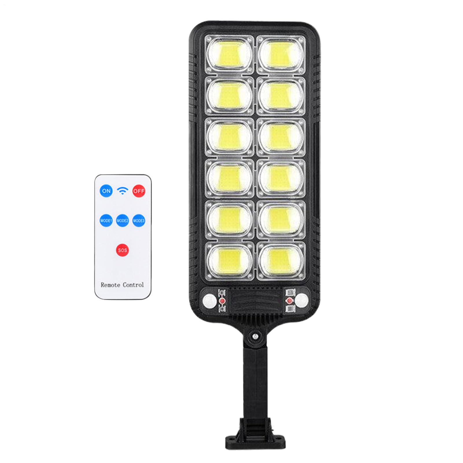 Zasilana energią słoneczną lampa ogrodowa z dwoma czujnikami ruchu i LED, solarna lampa uliczna wodoodporna, parkowanie LED, odporność na każdą pogodę, inteligentny tryb oszczędzania energii