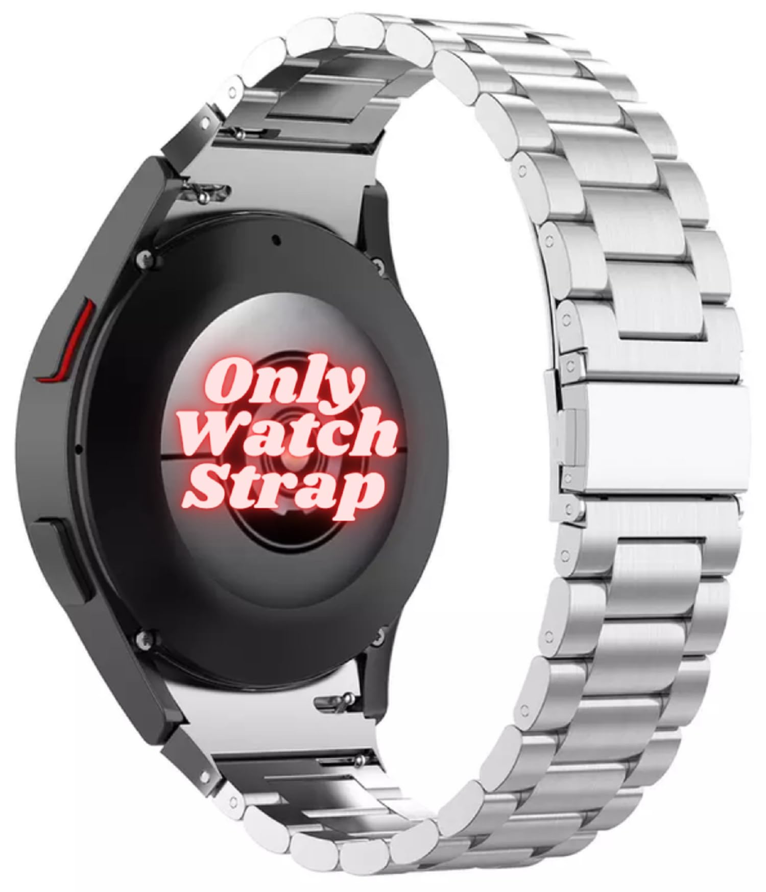 PEFKO PSS32 20MM Stainless Steel Metal Bands Compatible For Samsung Galaxy Watch 4 & Galaxy 5 44mm 40mm / Watch 5 Pro Band 45mm / Galaxy Watch 4 Classic Bands 46mm 42mm【 👉 Only Metal Watch Strap ⌚