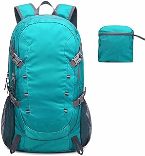 PovKeever 40 l lekki do spakowania plecak turystyczny plecak na co dzień chodzący plecak składany kemping sporty na zewnątrz plecak dla kobiet mężczyzn