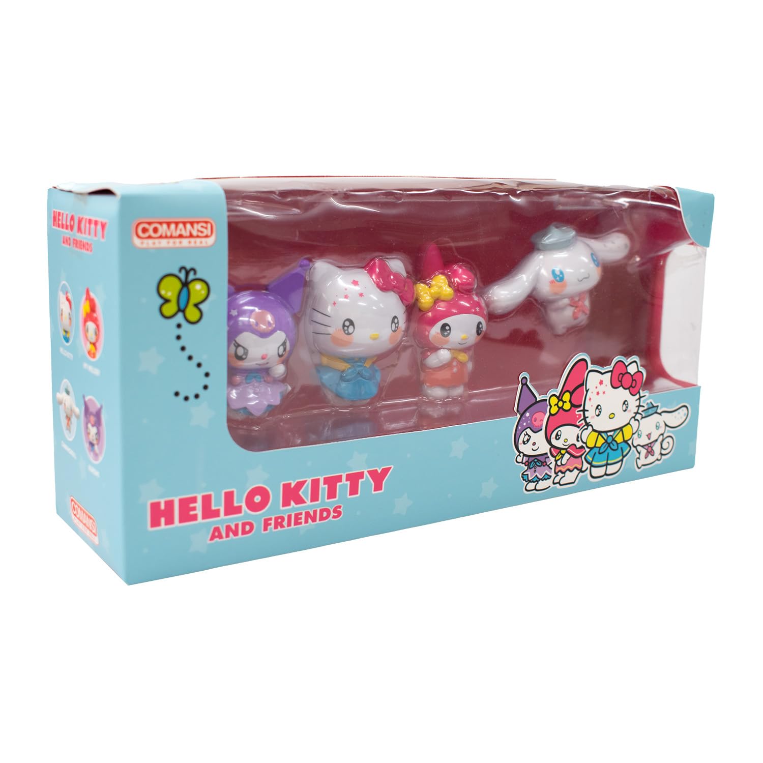 HELLO KITTY & FRIENDS HIP. ミニフィギュア 4箱セット COMANSI Set of 4 Hello Kitty and Friends Figures, Figures - Amazon
