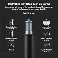 Vista 3 de SmallRig Soporte de Luz de Fotografía de 110"/9.2 pies con Brazo de Pluma, Trípode de Luz de Aluminio con Amortiguación de Aire de Servicio Pesado