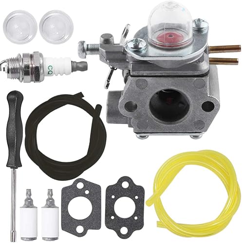Anxingo WT-973 Carburetor Replacement for Cub Cadet BC210 BC280 CC212 CS202 SS270 Bolens BL110 BL160 BL425 Troy-Bilt TB21EC TB22 TB22EC TB32EC TB42BC TB80EC TB2040XP 753-06190 Carb