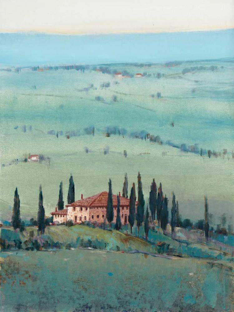 Feeling at home KUNSTDRUCK auf MATTE PAPIER 220gr Hill Top Vista II Otoole Tim - Landschaft vertikale Poster Landschaften Landschaft Landschaft Bild auf Papier cm_84_X_63