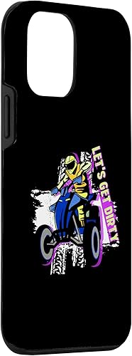 Miniatura 3 de iPhone 12 mini Lets Get Dirty  Motocross Offroad  ATV Rider Quad Racing Case