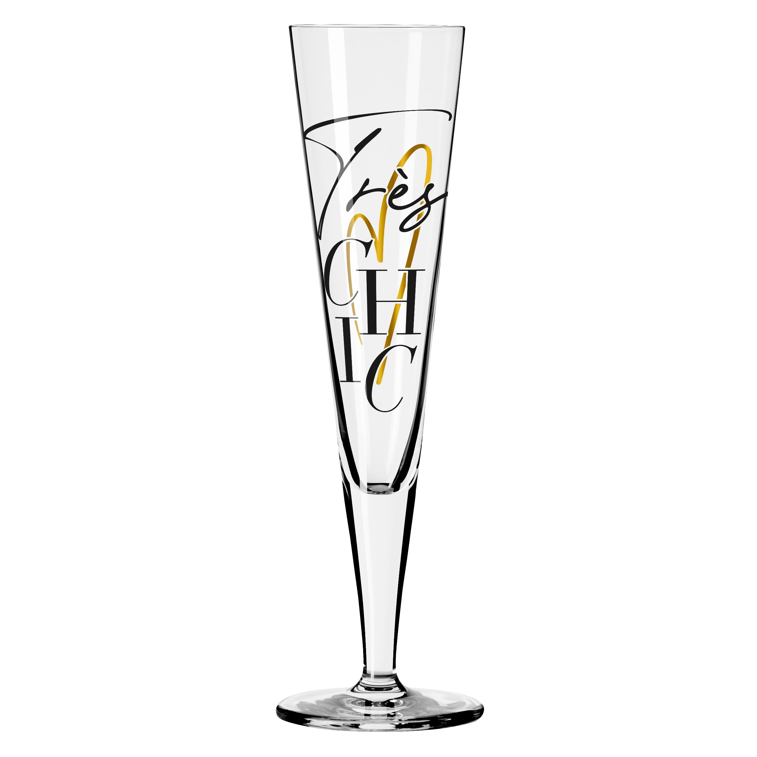 RITZENHOFF 8114001 Fashion Flûte à champagne 200 ml – Motif cœur doré – Fabriqué en Allemagne