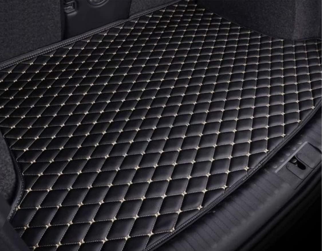 Premium 7D Car Boot Mat for Hector 5 Seater | Full Dicky Coverage Trunk/Dicky/Base car Boot mat | Nappa Leatherette Precision Diamond Cut Anti-Slip Trunk Liner | Car Accessories-image-3