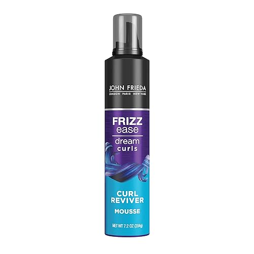 John Frieda Frizz Ease Curl Reviver Mousse mejora los rizos sujeción suave y flexible mousse para cabello rizado o encrespado 72 onzas sin alcohol