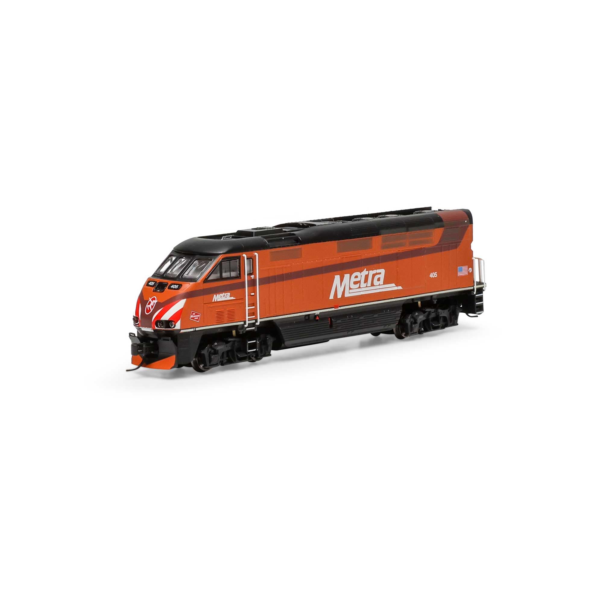 Athearn N F59PHI METX #405 ATH15301 N Locomotives