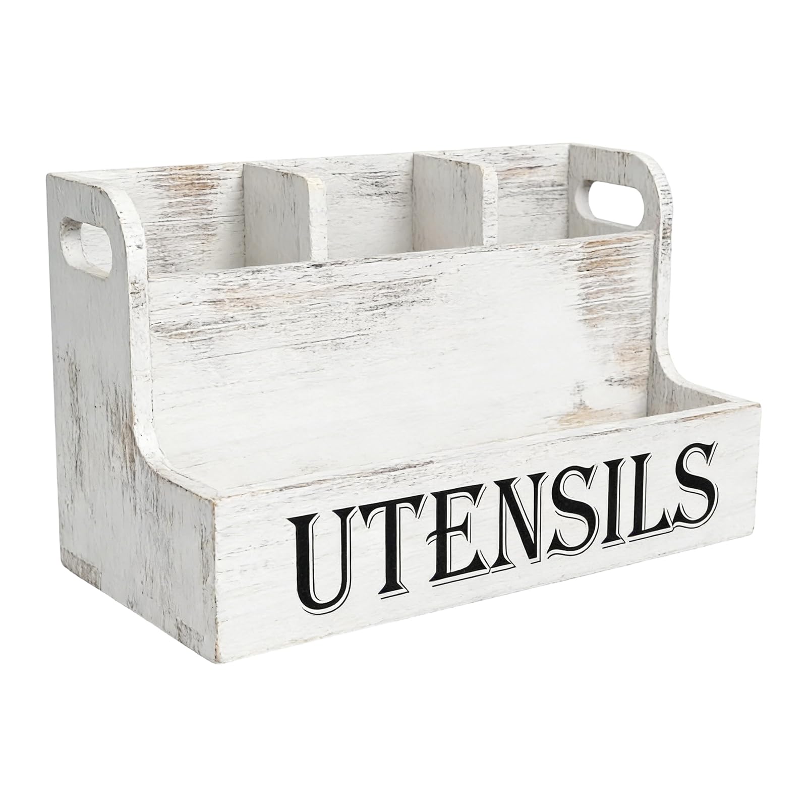 Xinsheinelry Spacious Farmhouses Countertop Rack Stores Multiple Kitchen Tool Wooden Kitchen Seasoning Planner
