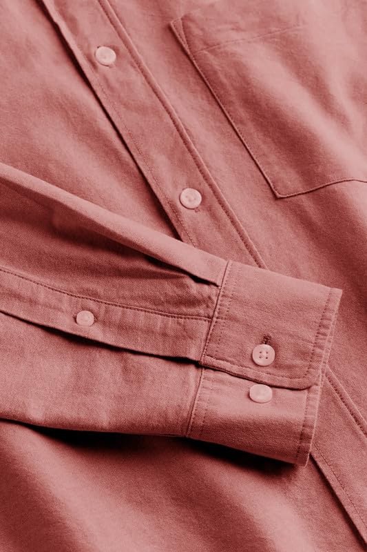 Image of BE ACTIVE Men's Oxford Cotton Lycra Casual Shirt || Men Stylish Shirt || Full Sleeves || Simple Shirt for Men || Timeless Style & Comfort