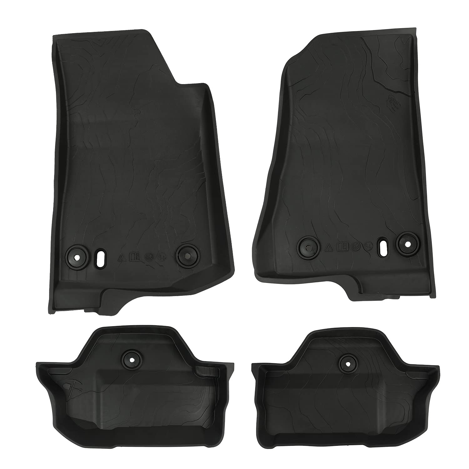 Buy Black Floor Mats Compatible with 2018 2019 2020 2021 Jeep Wrangler