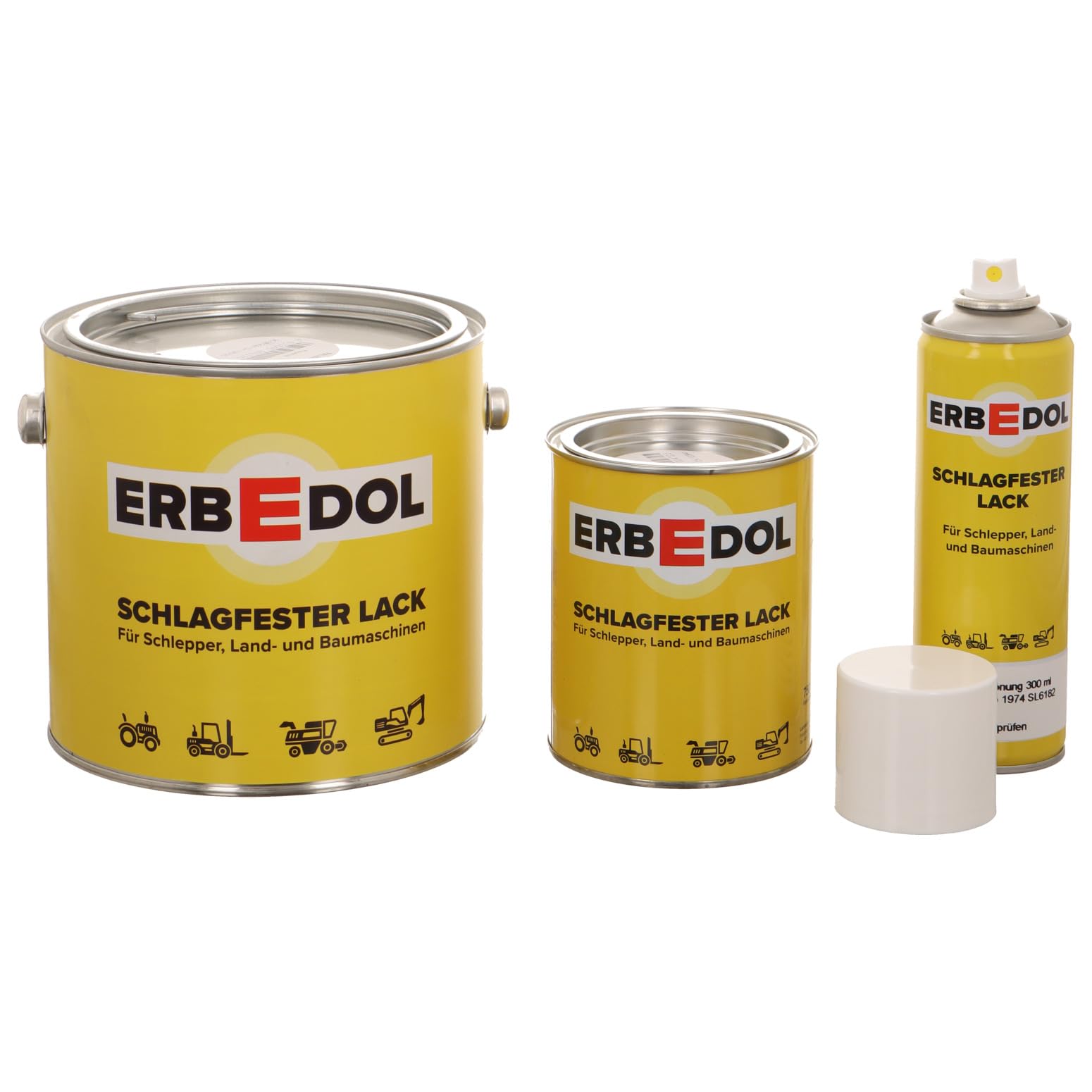 Erbedol / Schlagfester Lack/RAL 6001/2,500 l/Smaragdgrün