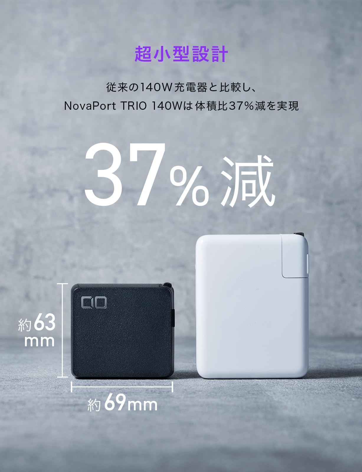 Amazon | CIO NovaPort TRIO 140W3C [世界最小級 CIO独自技術
