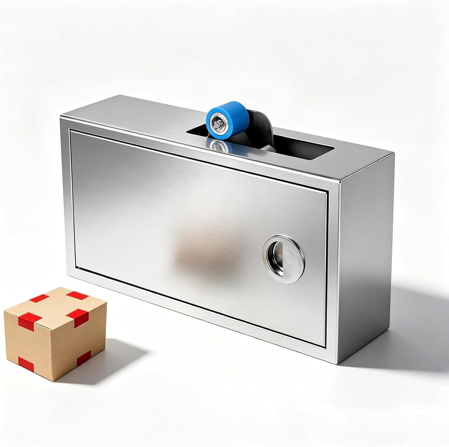 Dispensador Manual De Cinta, Longitud Ajustable, 2,5 Cm De Ancho, Sin Energía, Embalaje For El Hogar Al Por Menor