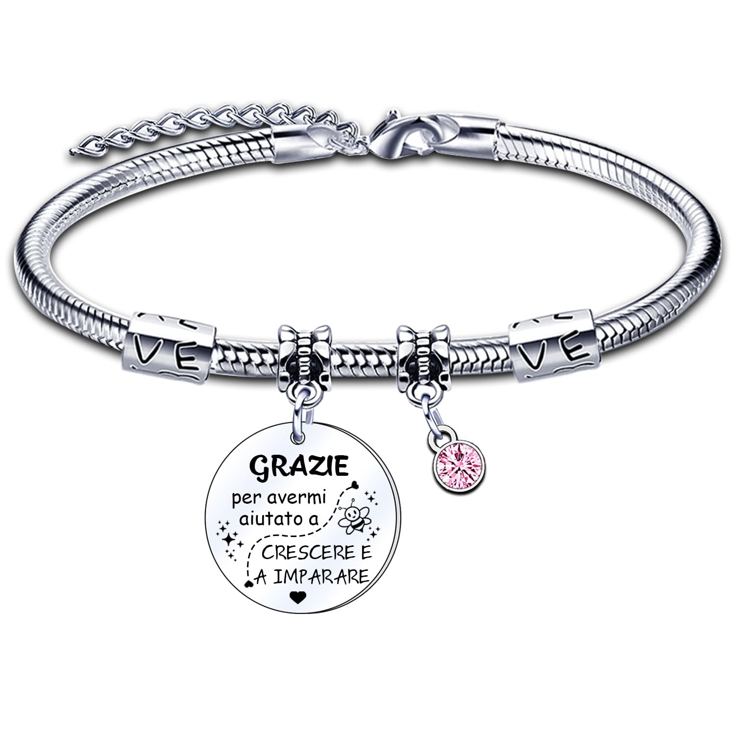 Regalo Maestra Bracciale,Regalo insegnante Bracciale,Regalo Maestra,Regalo per Insegnante Bracciale Insegnante originale Regalo maestra asilo elementare medie
