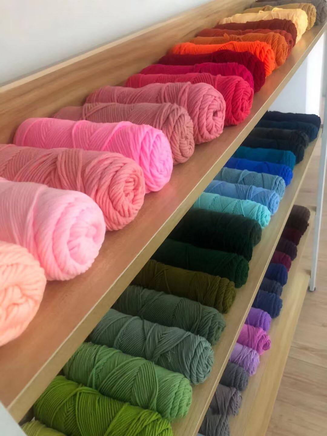 przędza dziewiarska, 12 kolorów, 8 warstw na szalik sweterkowy drutach, 100g/200g Poke nici do szycia haftu(100g ball)