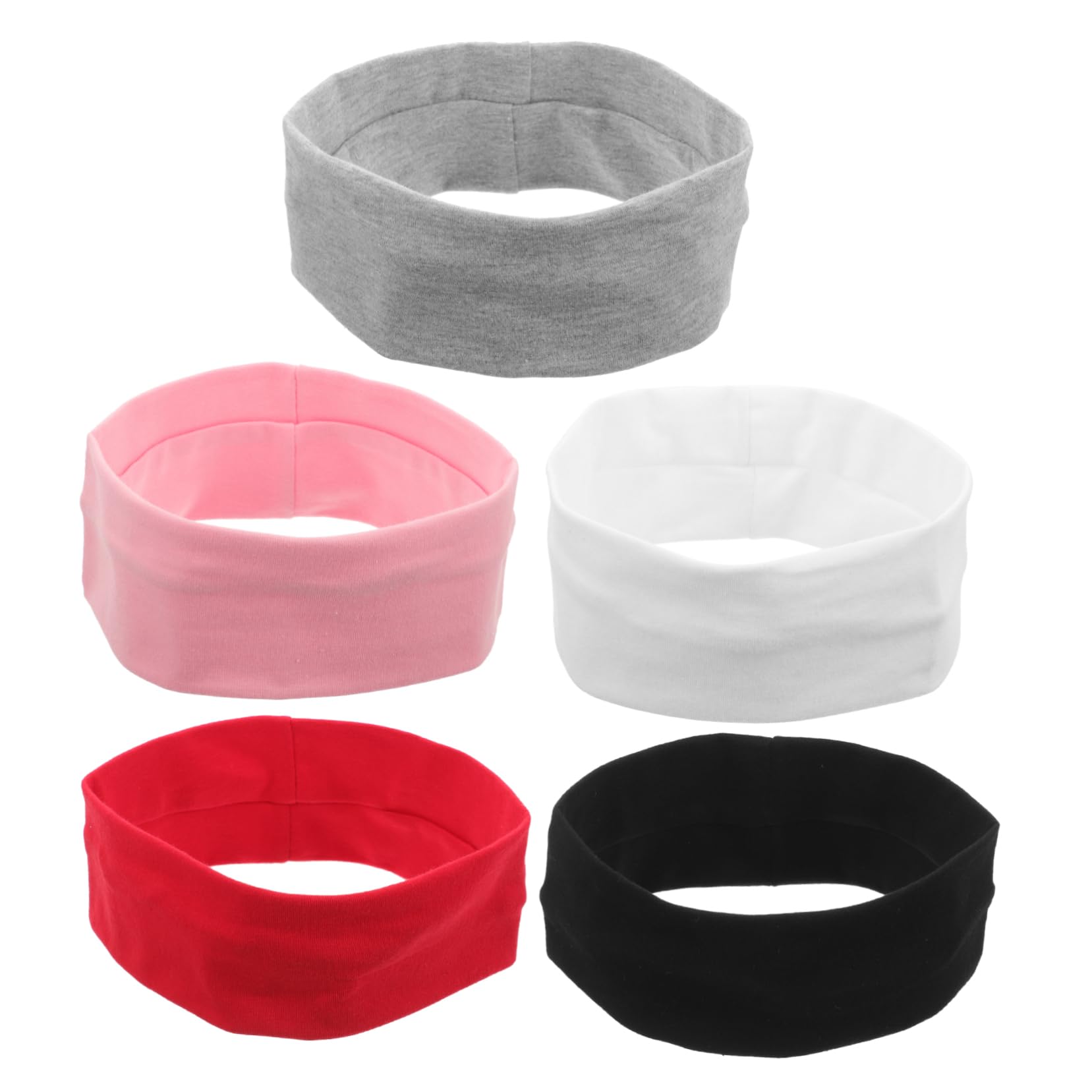 20stücke Sport Stirnbänder Atmungsaktive Elastische Fitness Kopfbänder Für Yoga Laufen Und Workout Feuchtigkeitsableitendes Material Farben