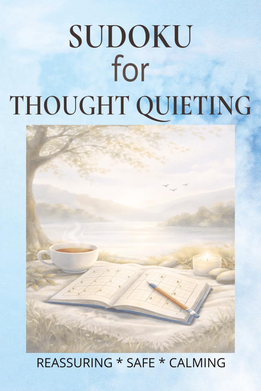 Sudoku for Thought Quieting: Sudoku for Thought Quieting | Help Calm The Mind, Relax, and Focus | 6x9 inches,110 pages | 50+ Puzzles | Solutions Included