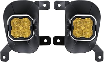 Stage Series 3in SAE/DOT Ram Vertical Fog Light Kit, Yellow SAE/DOT Fog Sport, Black, (DD6673)