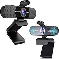 Vista 1 de EMEET Cámara web 1080P con micrófono C960 Nova 96 FOV Cámara web gran angular 2 micrófonos Webcam con cubierta de privacidad Plug & Play Cámara web