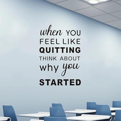 Calcomanías de pared, calcomanías de pared motivacionales, (fáciles de aplicar), decoración de pared, arte de vinilo, trabajo en equipo, póster