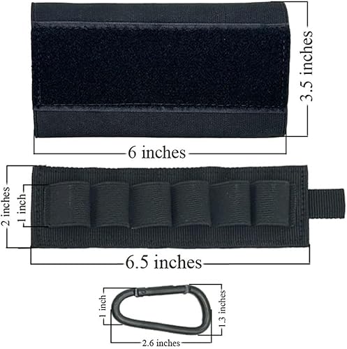 Miniatura 4 de Soporte táctico de munición para rifle de culata para munición .22LR 1022, .17, 5.7 x 28, 0.219 in, 30-30, 30-06, .410, 12 y 20