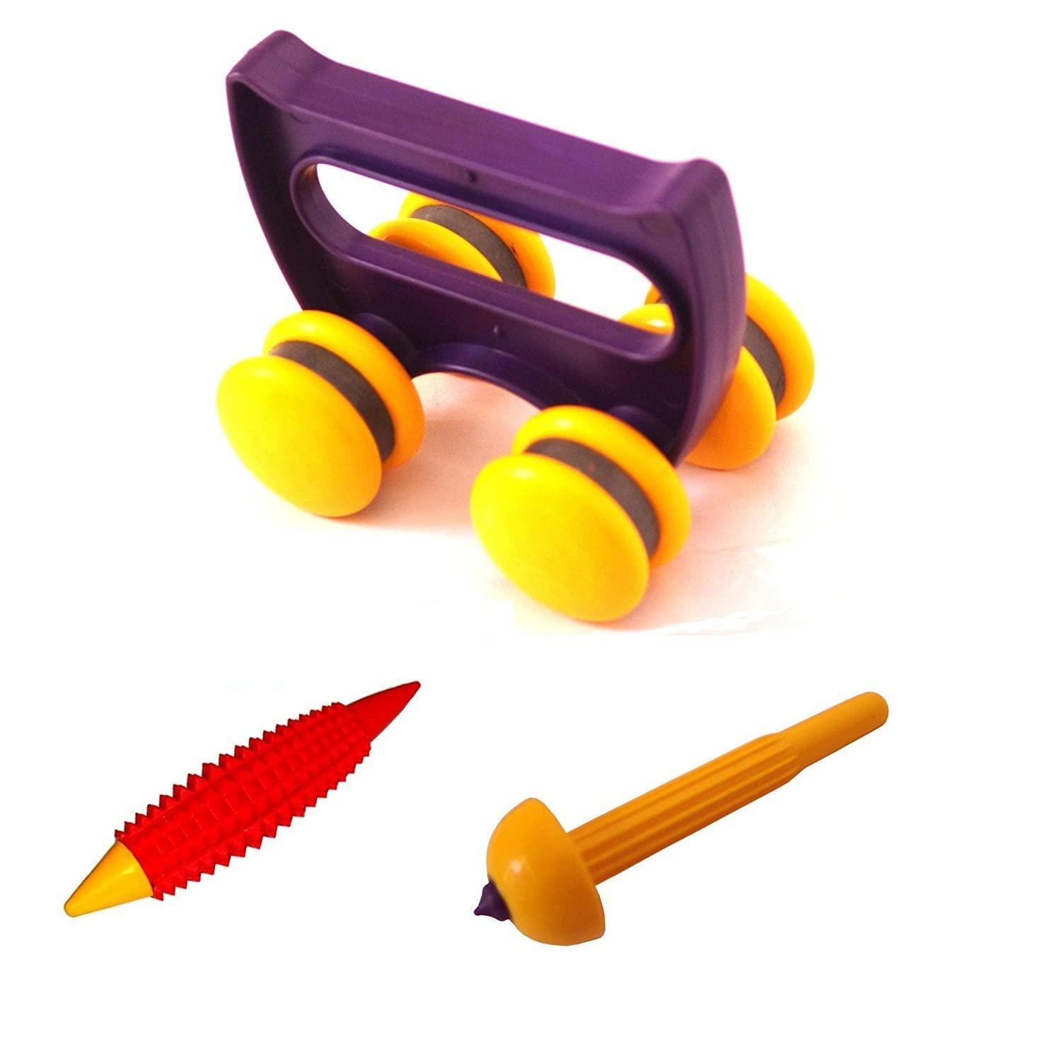 Spine Roller with Four Magnet Deluxe with Top Support to apply Pressure Useful for Spinal Nerves and revitalizes total body For ACUPRESSURE HEALTH CARE SYSTEMS HYDERABAD