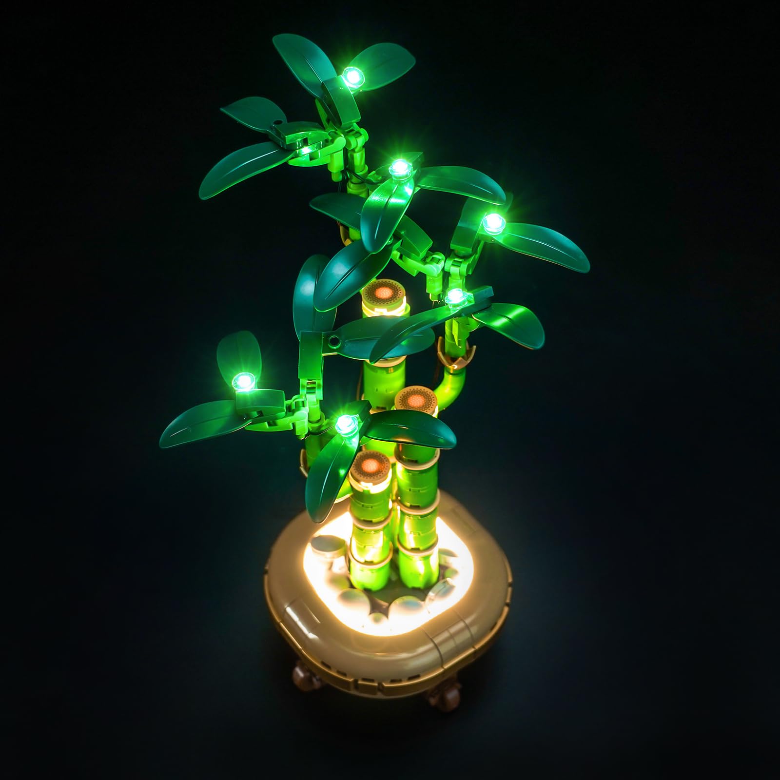 Brickshining LED Lighting Compatible with Lego Lucky Bamboo, Light Kit Compatible with Lego 10344 Botanicals Lucky Bamboo, NOT Included The Model Set
