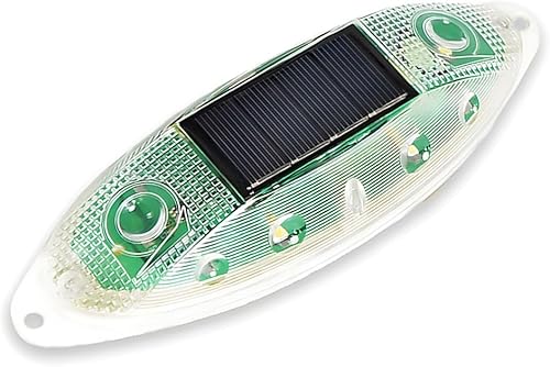 Aolyty Luz estroboscópica solar de advertencia para exteriores, impermeable, brillante, luz solar intermitente de seguridad para sitios de