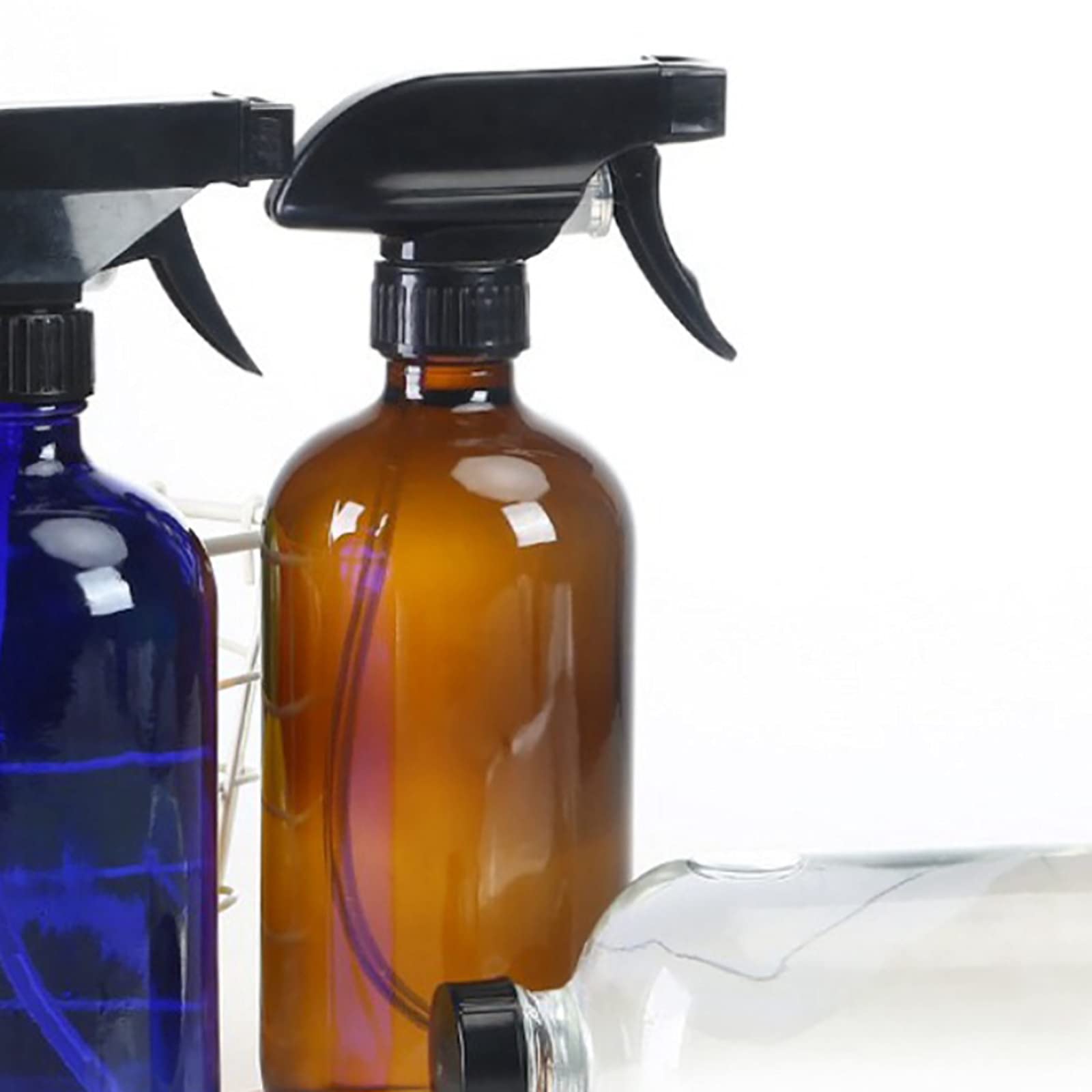 Amazon.co.jp: 遮光ボトル スプレーボトル 容器 500ml ガラス製 × 1本 