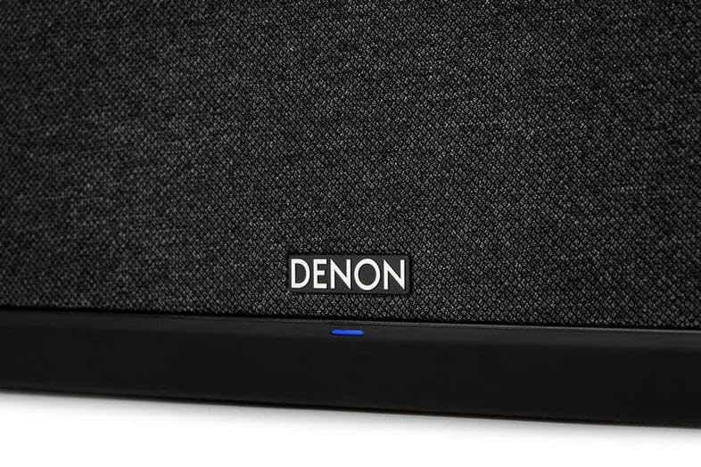 Denon Home 350 Haut-Parleur Multiroom HiFi avec HEOS intégré, Wi-FI, Bluetooth, USB, AirPlay 2, Audio Haute Résolution, Compatible Alexa, Enceinte Stéréo - Noir