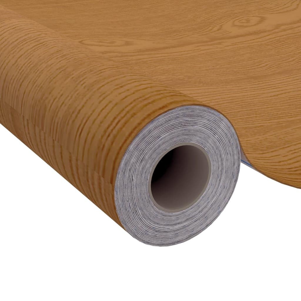 vidaXL Pellicole Autoadesive per Porte 2 pz Rovere Chiaro 210x90cm PVC