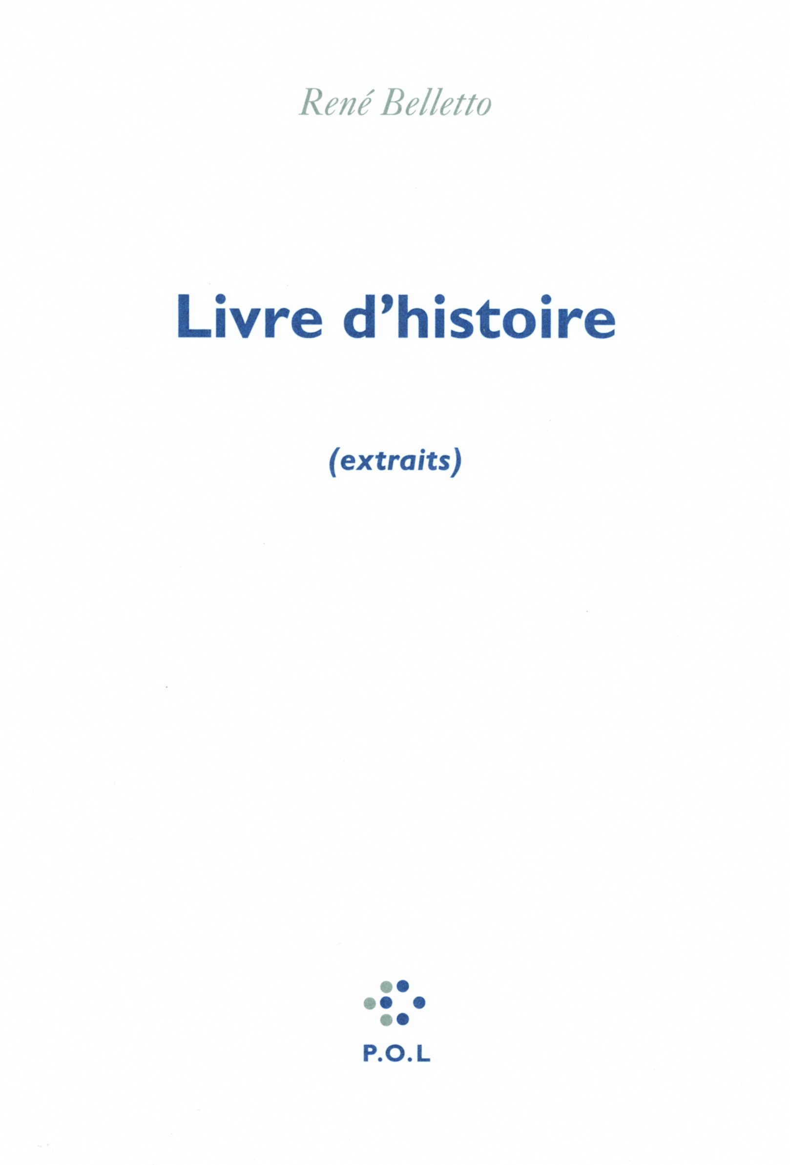 Livre d'histoire: (Extraits)