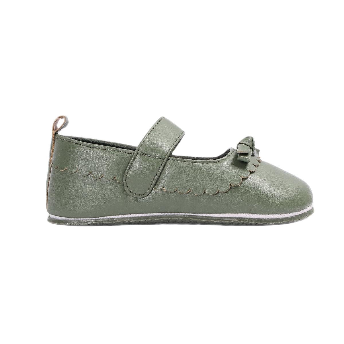 miniklub Baby Pu TPR Ballerinas Ss, (Green)-picture-12